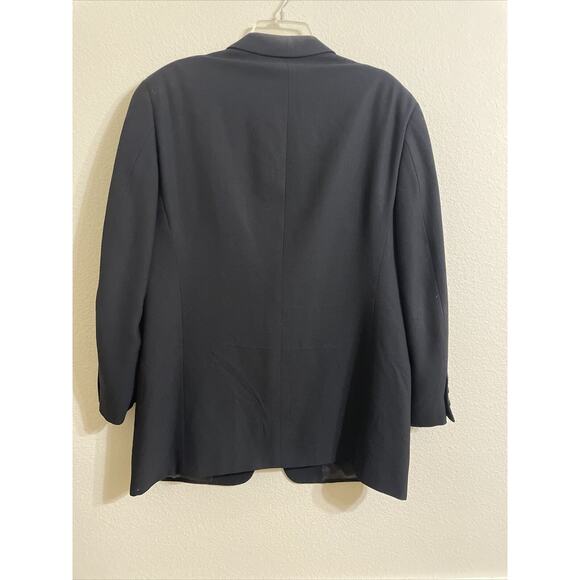 armani collezioni, Wool suit blazer Jacket, black, made in italy, Size 42/R - Picture 5 of 8